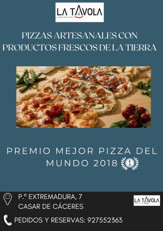 Premio mejor pizza del mundo 2018